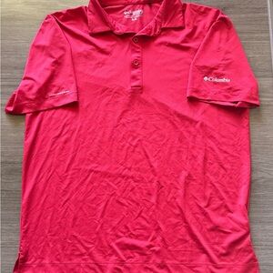 Columbia Golf Men's  Red Polo Shirt